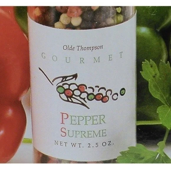 New Olde Thompson Mercury Set Pepper Grinder Mill with Gourmet Pepper Gift Pack - Picture 5 of 7